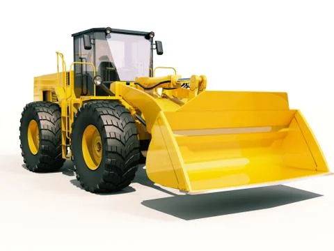 Front loader Stock Illustration