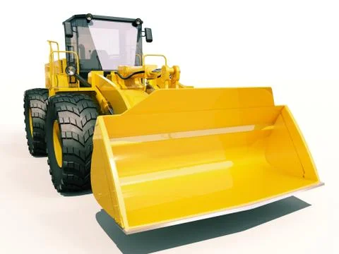 Front loader Stock Illustration