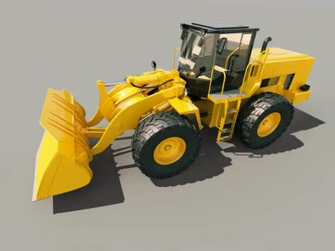 Front loader Stock Illustration