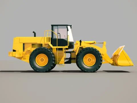 Front loader Stock Illustration