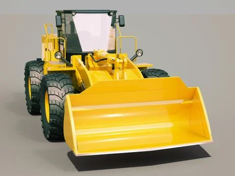 Front loader Illustrazione stock