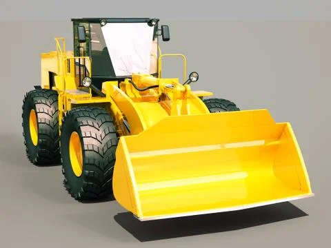 Front loader Stock Illustration