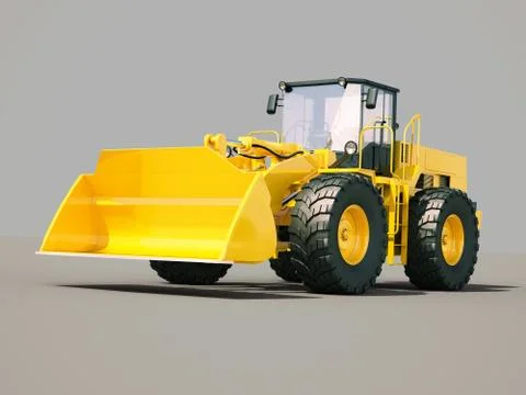 Front loader Stock Illustration