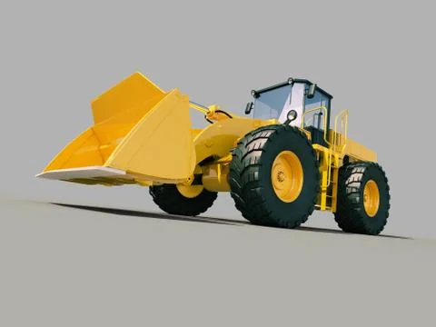 Front loader Stock Illustration