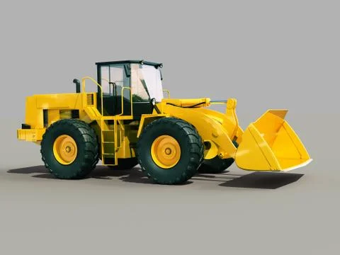 Front loader Ilustração Stock