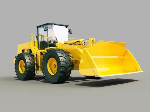 Front loader Stock Illustration