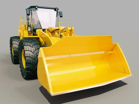 Front loader Stock Illustration