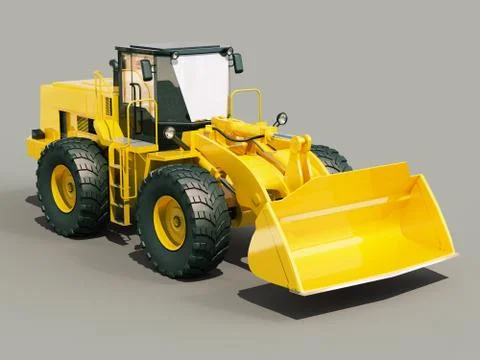 Front loader Stock Illustration