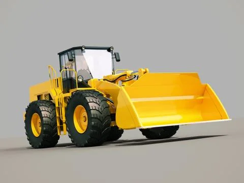 Front loader Stock Illustration