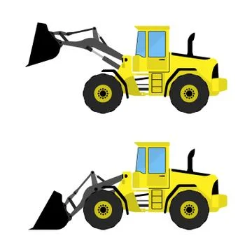 Front loader Stock Illustration