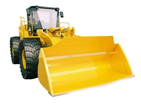 Front loader isolated Stock Illustration
