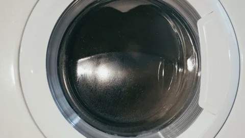 A front loading Washing machine progress medium shot Stock Footage 73902621