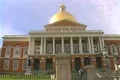 Front of Massachusetts State House Footage
