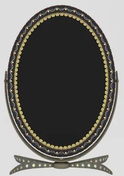 Front mirror Stock Illustration