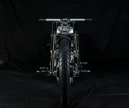 Front Motorcycle View Stock Photos