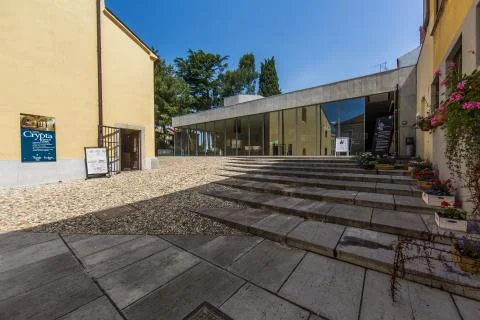 Front of the museum Stock Photos
