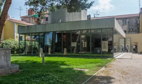Front of the museum Stock Photos