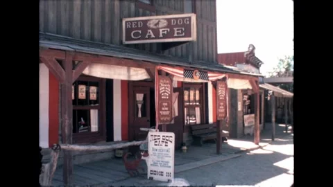 Front of Old Western Building Stock Footage 276290496