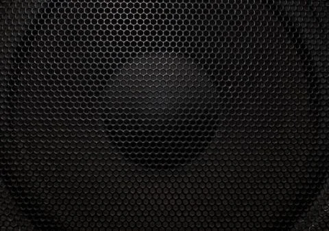Front oudspeaker pattern background texture. Stock Photos
