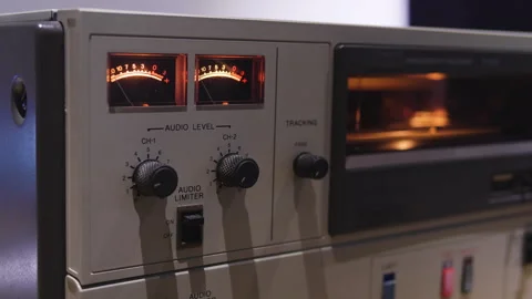 Front Panel Of A Video Machine Stock Footage 330562805