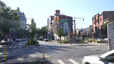 In front of Peter luger Stock Footage 165244374