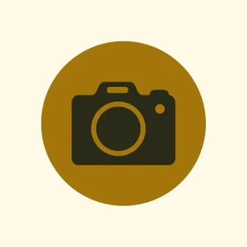 Front photo camera Stock Illustration