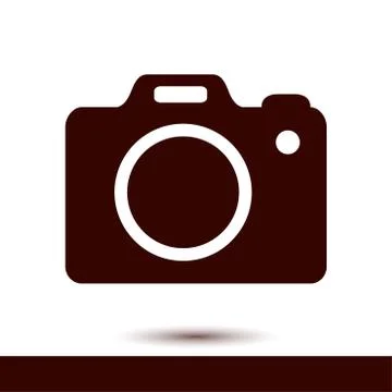 Front photo camera. Stock Illustration