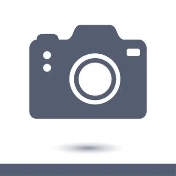 Front photo camera. Stock Illustration