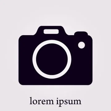 Front photo camera. Stock Illustration