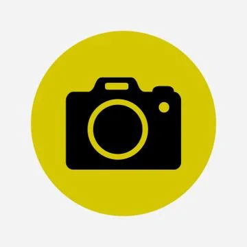 Front photo camera. Stock Illustration