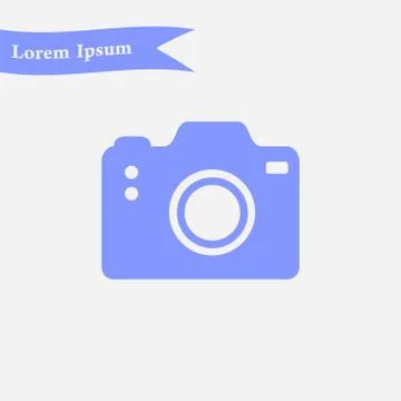 Front photo camera. Stock Illustration