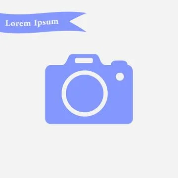 Front photo camera. Stock Illustration