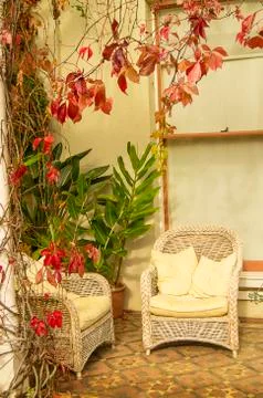 Front porch Stock Photos