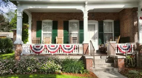 Front porch Stock Photos