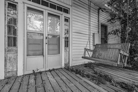 Front Porch Swing Stock Photos