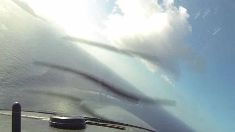 Front propeller of plane Stock Footage 260578358