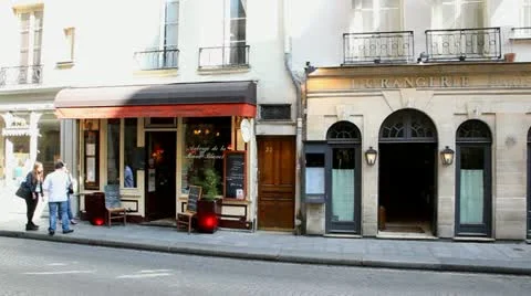 In front of restaurant Video stock 10869320