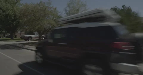 Front right driving plate - 8th Avenue at Carey Avenue Cheyenne Stock Footage 289685921