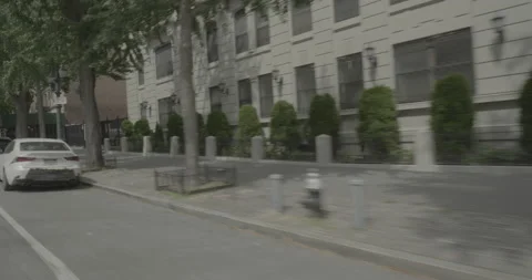 Front right driving plate - Central Park North at 5th Avenue, Manhattan Stock Footage 251858507