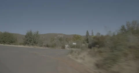 Front right driving plate - Cherry Lake Road at Mile 2, Colfax Spring Stock Footage 295123636