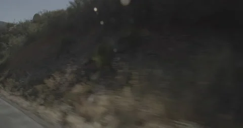 Front right driving plate - Cherry Lake Road at Mile 4, Colfax Spring Stock Footage 295131097