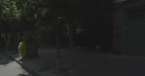 Front right driving plate - Dean Street at Boerum Place, Brooklyn Stock Footage 254339525