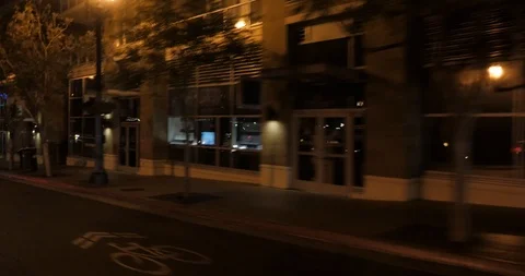 Front right driving plate - Harbor Dr at Ash St, San Diego Stock Footage 101978800