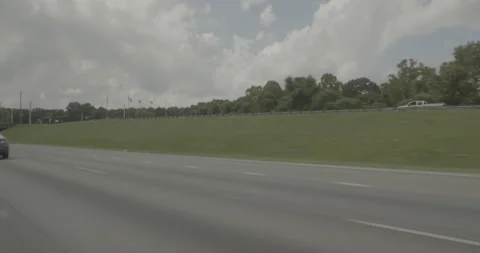 Front right driving plate - Highway 285 at Highway 675, Atlanta 库存影片 252551987