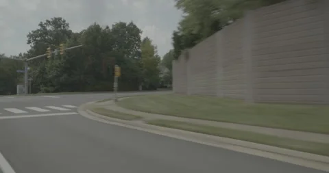 Front right driving plate - Highway 286 at Tuckaway Drive, Chantilly Video stock 284875466
