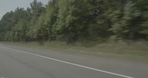 Front right driving plate - Highway 286 at Highway 29, Union Mill Stock Footage 284878629