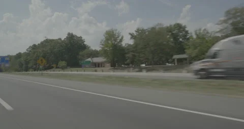 Front right driving plate - Highway 95 at Dumfries Road, Montclair Stock Footage 284893385
