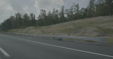 Front right driving plate - Highway 95 at Ramoth Church Road, Stafford Stock Footage 284901243