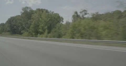 Front right driving plate - Highway 95 at Hazel Run, Fredericksburg Video stock 284924859