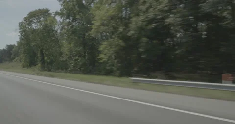 Front right driving plate - Highway 95 at Guinea Station Road, Carter's Store Stock Footage 284928663